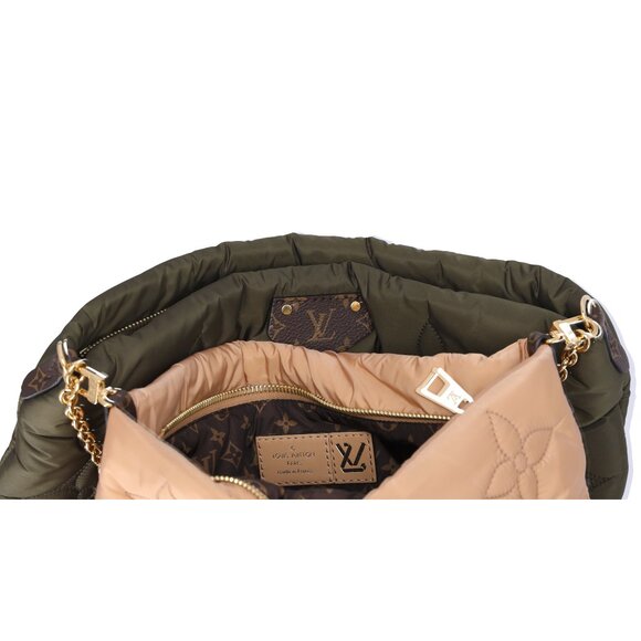 Louis Vuitton Maxi Multi Pochette Accessoires LV Pillow Shoulder Bag Khaki Beige - Picture 9 of 9